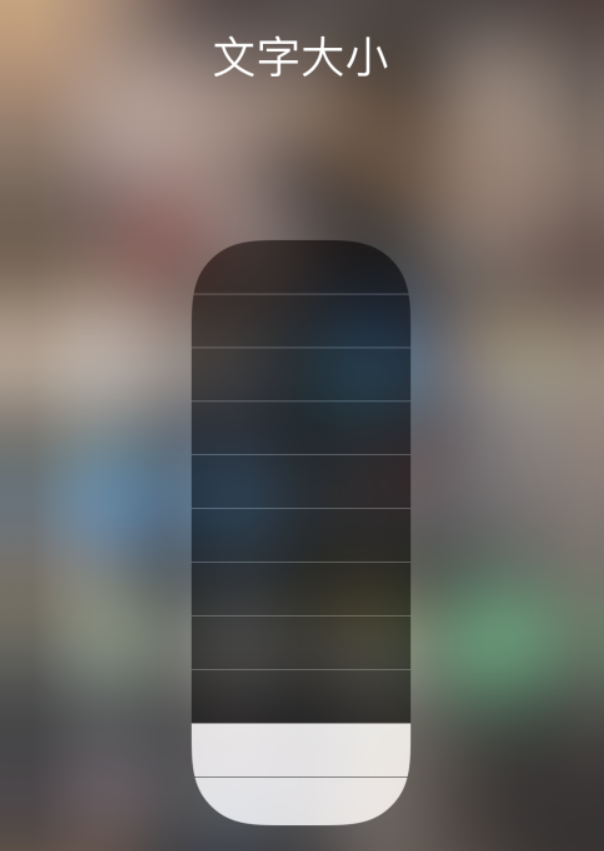 内黄苹果手机维修分享小技巧：在 iPhone 控制中心快速调节字体大小 